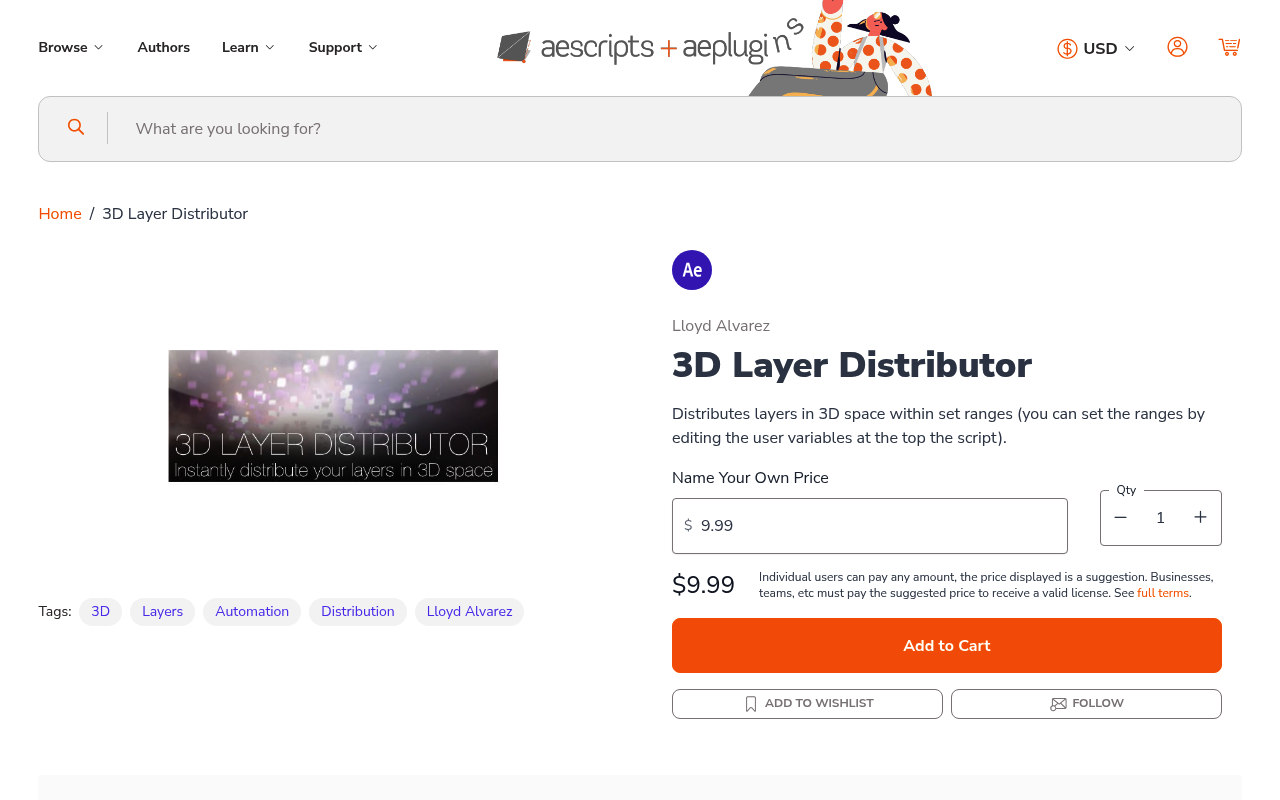 3D Layer Distributor screenshot