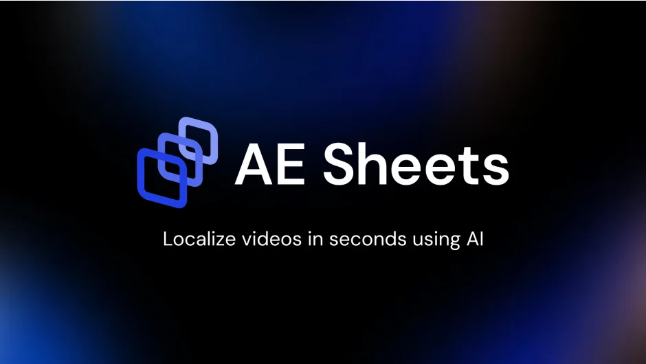 AE Sheets screenshot