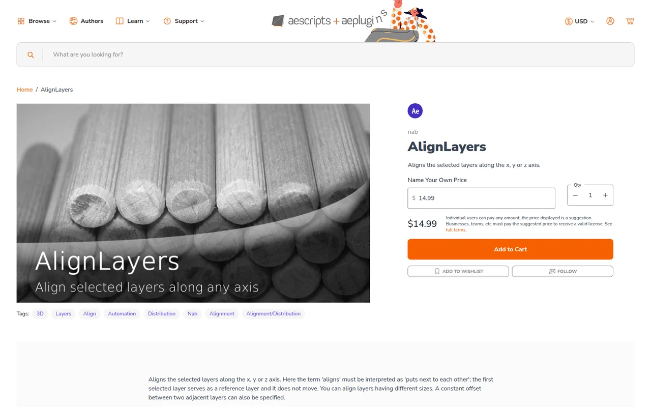 AlignLayers screenshot