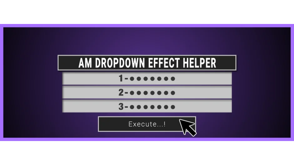 AM Dropdown Effect Helper screenshot