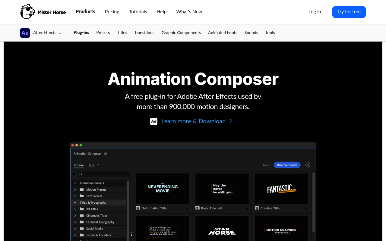 Animation Composer screenshot