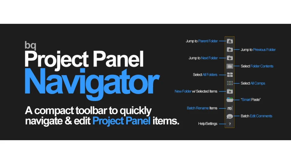 bq_Project Panel Navigator screenshot