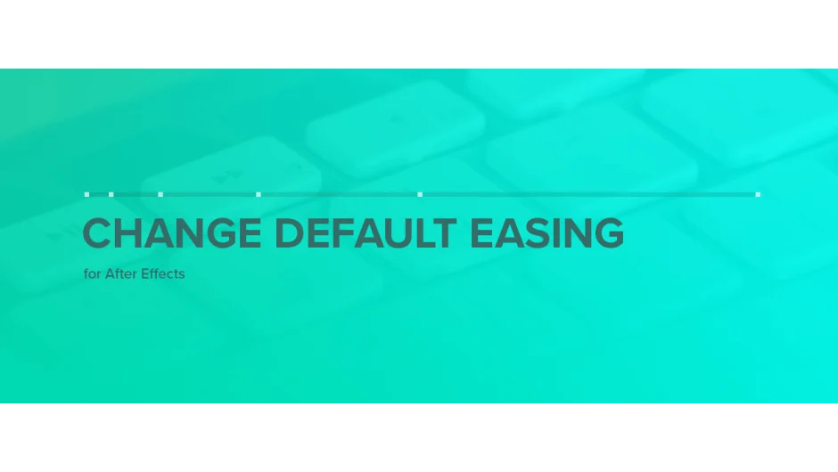 Change Default Easing for After Effects screenshot