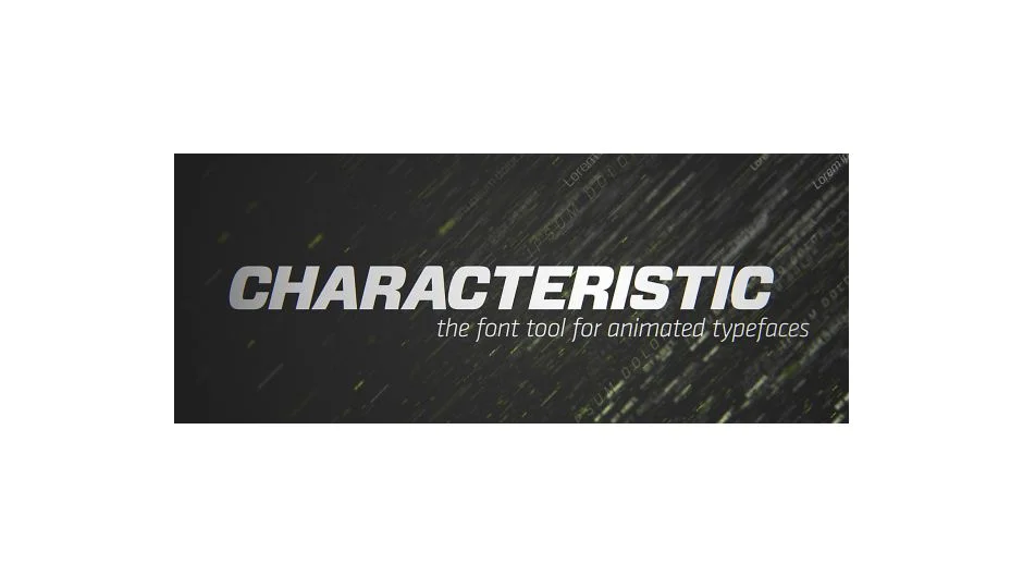 Characteristic screenshot