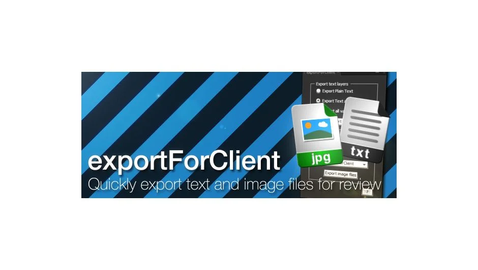 exportForClient screenshot