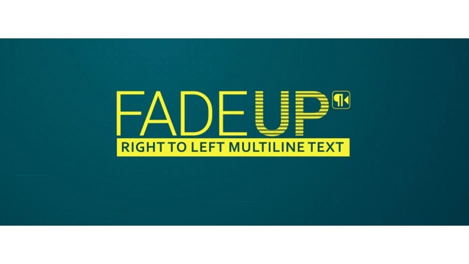 Fade Up RTL screenshot