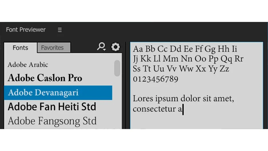 Font Previewer screenshot