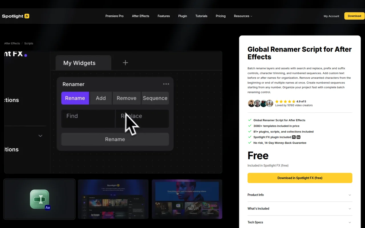 Global Renamer screenshot