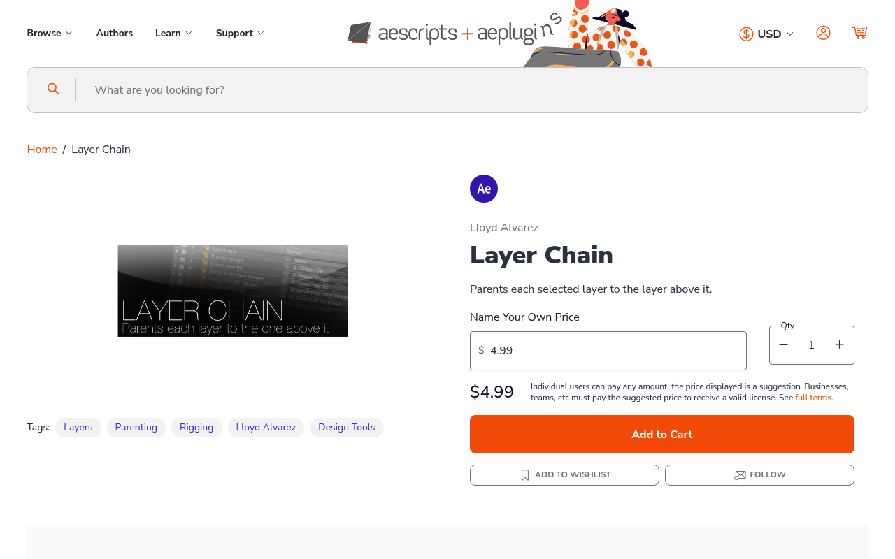 Layer Chain screenshot