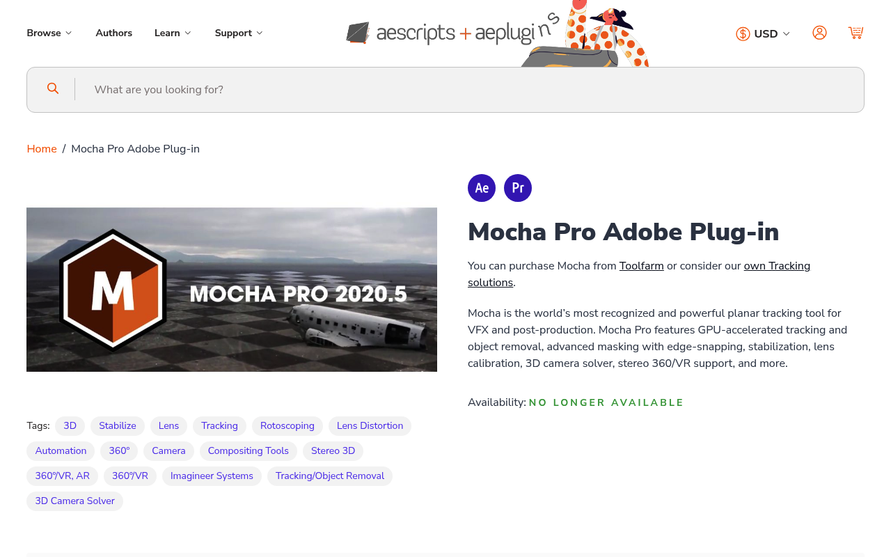 Mocha Pro screenshot