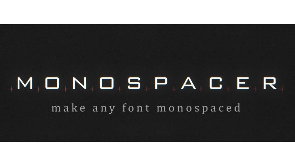 Monospacer screenshot