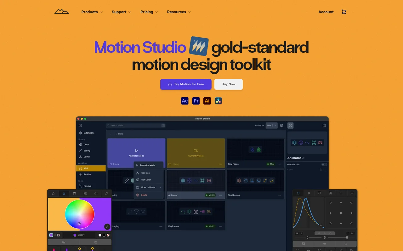 Motion Studio screenshot