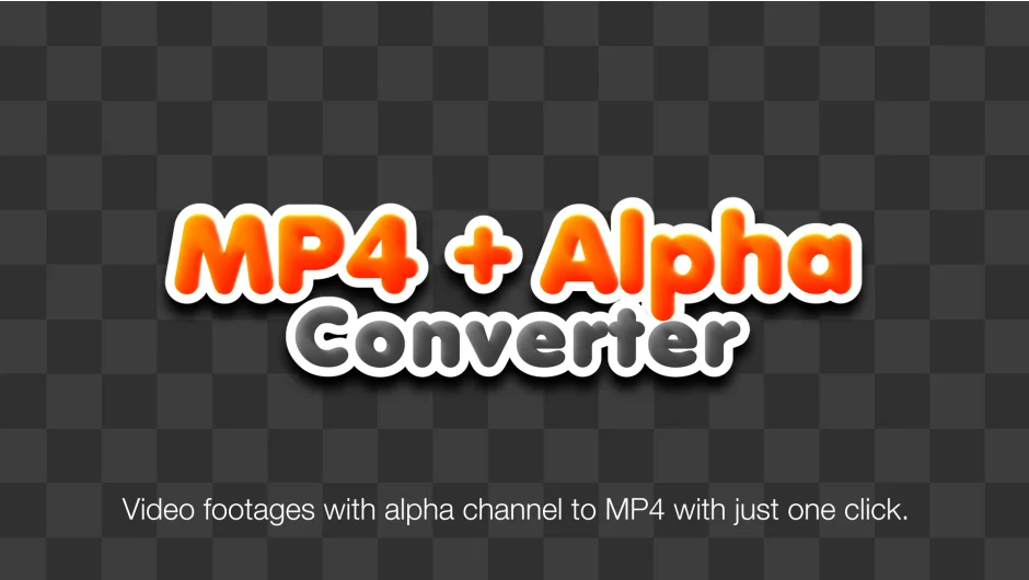 MP4 + Alpha Converter screenshot