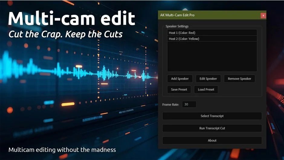 Multi-Cam Edit Pro for After Effects screenshot