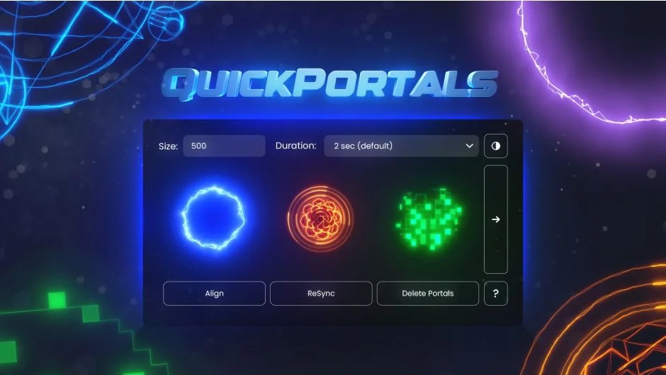 QuickPortals screenshot