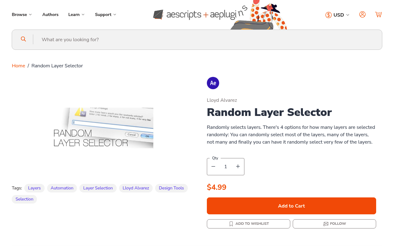 Random Layer Selector screenshot