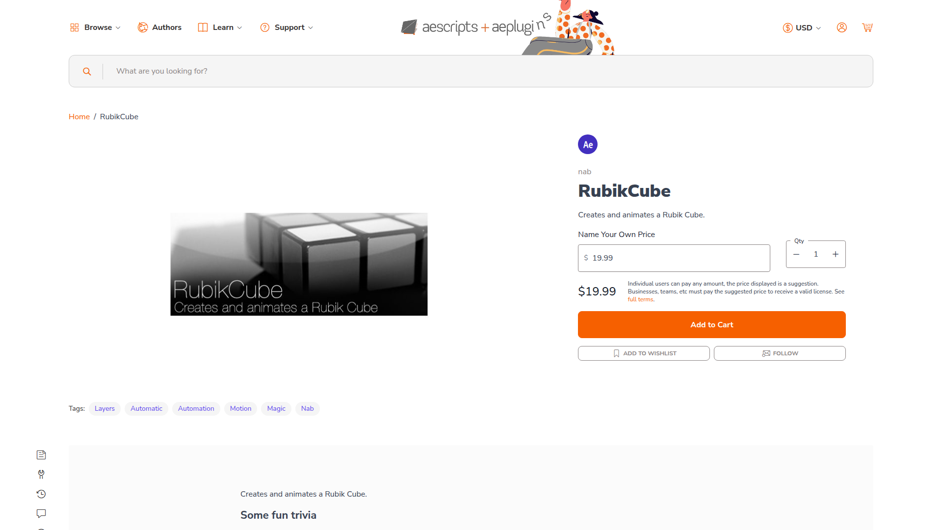 RubikCube screenshot