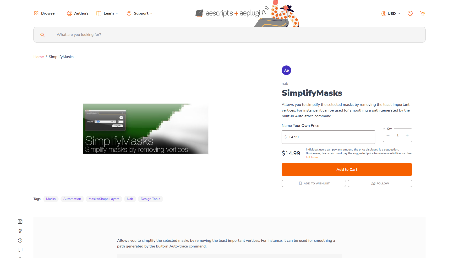 SimplifyMasks screenshot