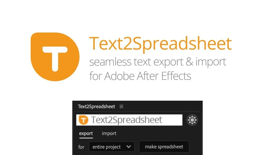 Text2Spreadsheet screenshot